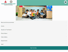 Tablet Screenshot of materacademyeastmiddlehigh.org